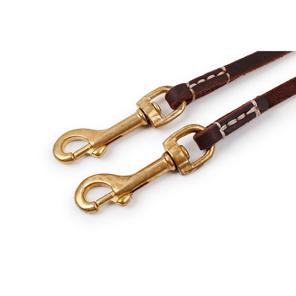 Full-grain leather dog lead, 180 cm — Furmonogram